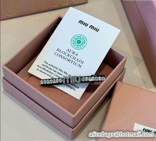 Traditional Discount Miu Miu Strass Hair Clip MM111202 2025
