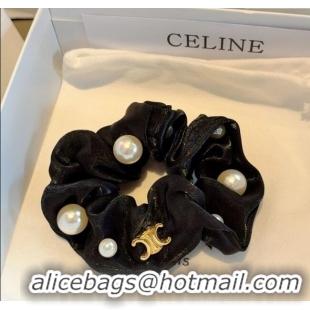 Grade Quality Celine Pearls Hairring CL111239 Black 2025
