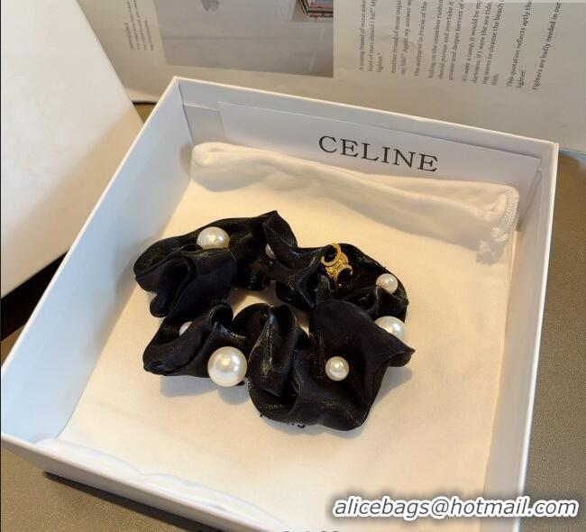 Grade Quality Celine Pearls Hairring CL111239 Black 2025