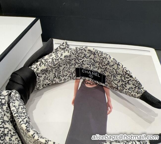 Famous Brand Discount Chanel Bow Headband CH111250 White 2025
