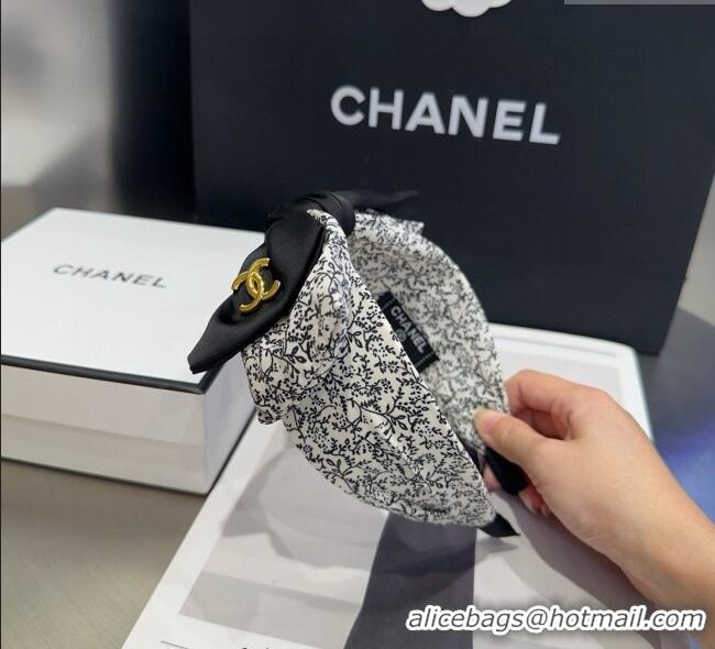 Famous Brand Discount Chanel Bow Headband CH111250 White 2025