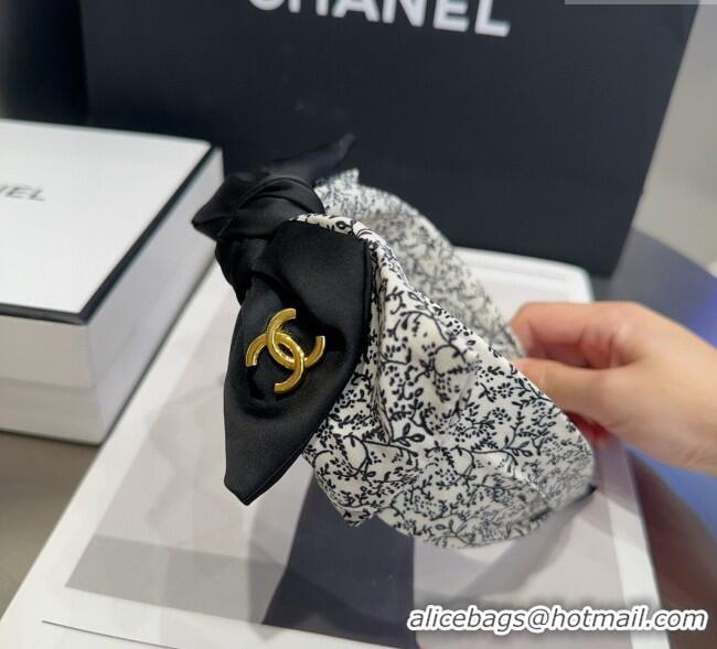 Famous Brand Discount Chanel Bow Headband CH111250 White 2025