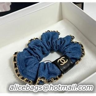 Modern Classic Cheap Chanel Chain Hairring Denim CH111255 Blue 2025