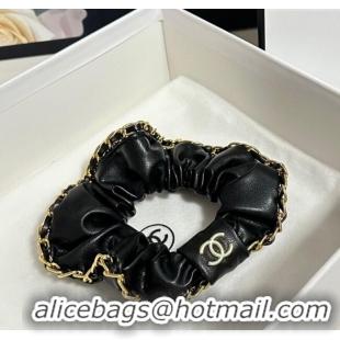Free Shipping Grade Chanel Chain Hairring CH111255 Black 2025