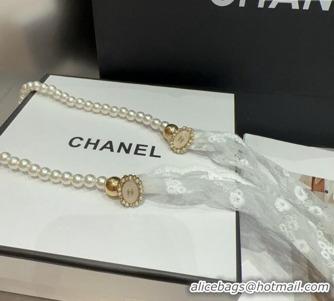 Classic Discount Chanel Pearls and Mesh Bandeau/Belt CH111258 2025