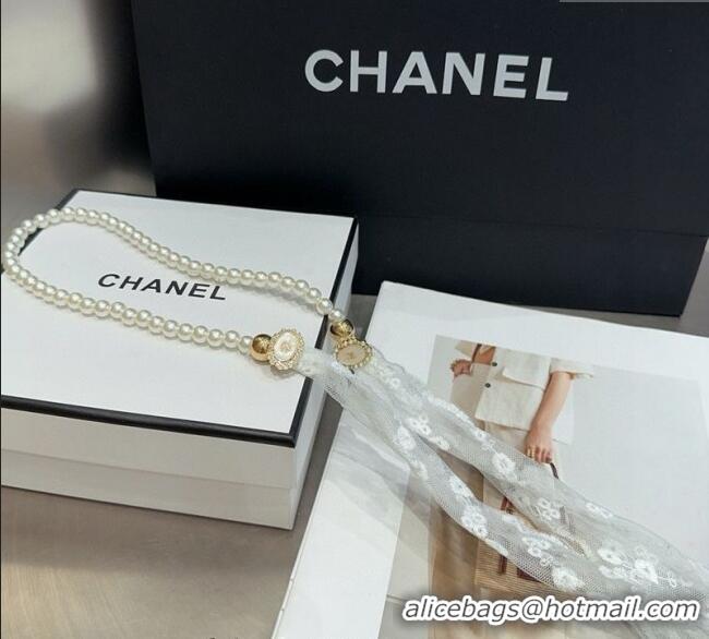 Classic Discount Chanel Pearls and Mesh Bandeau/Belt CH111258 2025