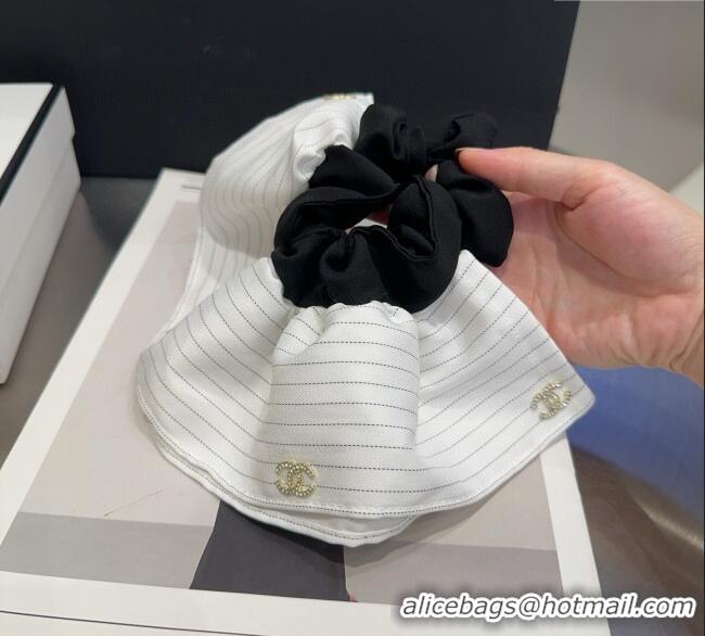 Wholesale Grade Chanel Hairring CH111259 White/Black 2025