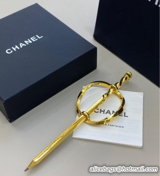 Top Quality Chanel Hairclip 1112 Gold 2025