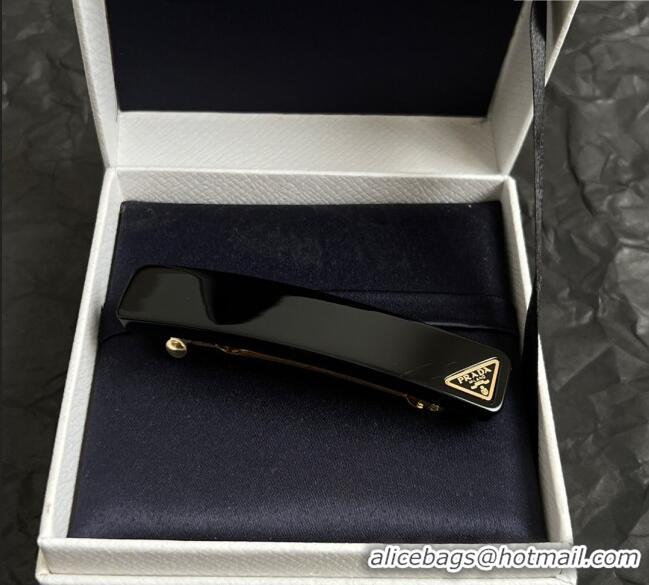 Grade Quality Prada Hairclip 1112 Black 2025
