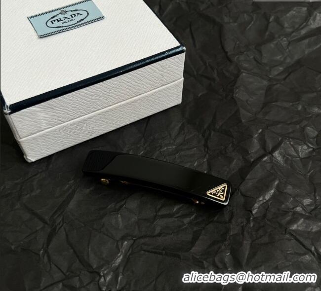 Grade Quality Prada Hairclip 1112 Black 2025