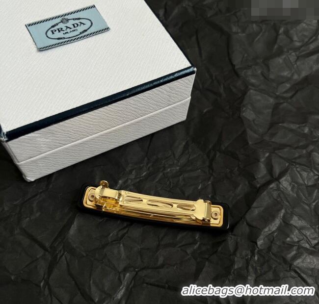 Grade Quality Prada Hairclip 1112 Black 2025