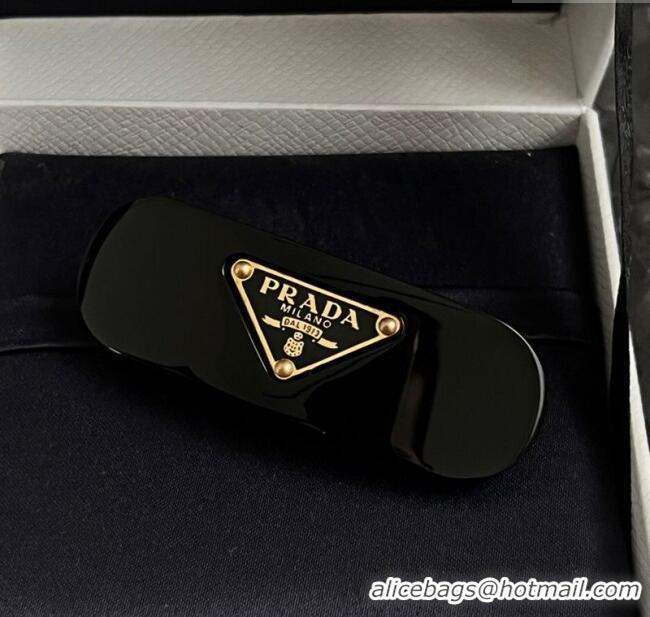 Classic Promotional Prada Hairclip 1111 Black 2025