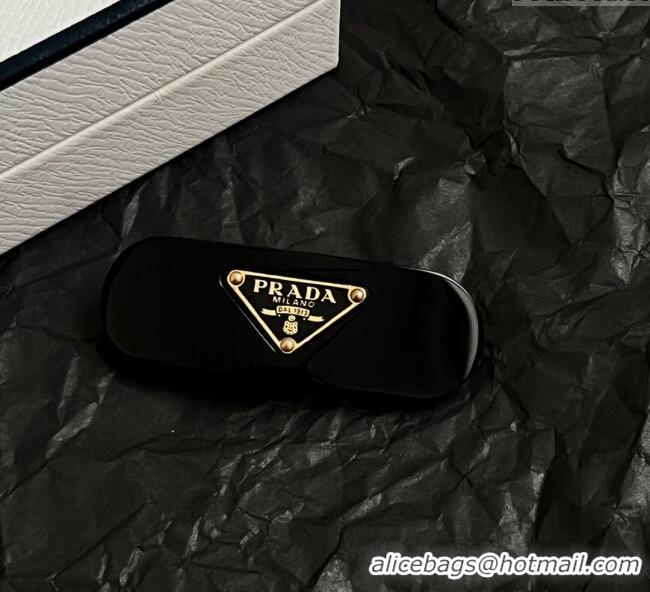 Classic Promotional Prada Hairclip 1111 Black 2025