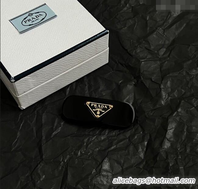 Classic Promotional Prada Hairclip 1111 Black 2025