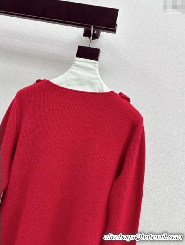 Inexpensive Miu Miu Wool Sweater M121821 Red 2025
