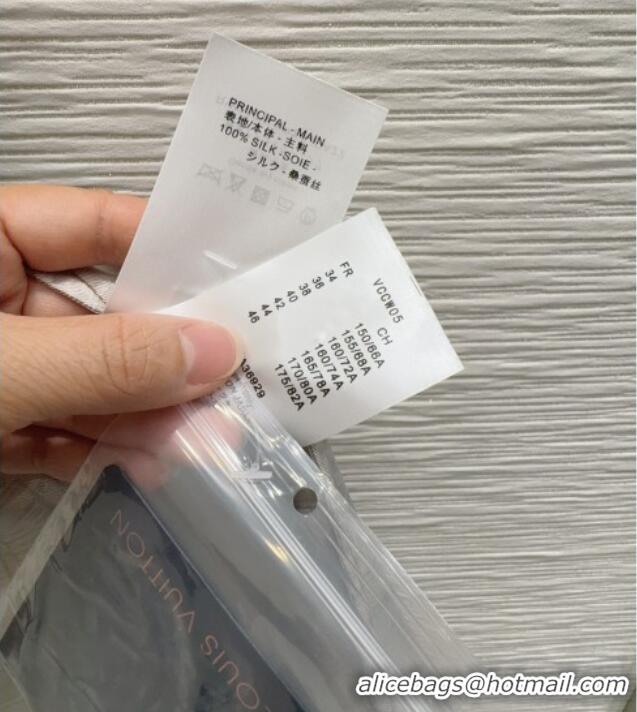 Grade Design Louis Vuitton Silk Dress LV121805 Brown 2025