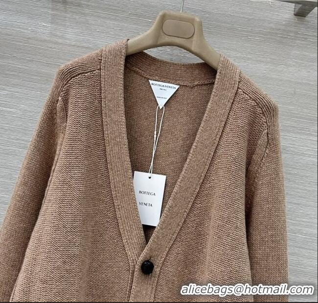 Well Crafted Bottega Veneta Wool Cardigan B121810 Brown 2025