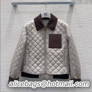 Trendy Design Loewe Padded Jacket L121811 Grey 2025
