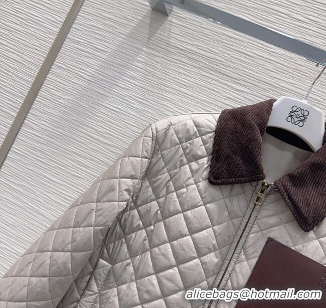 Trendy Design Loewe Padded Jacket L121811 Grey 2025