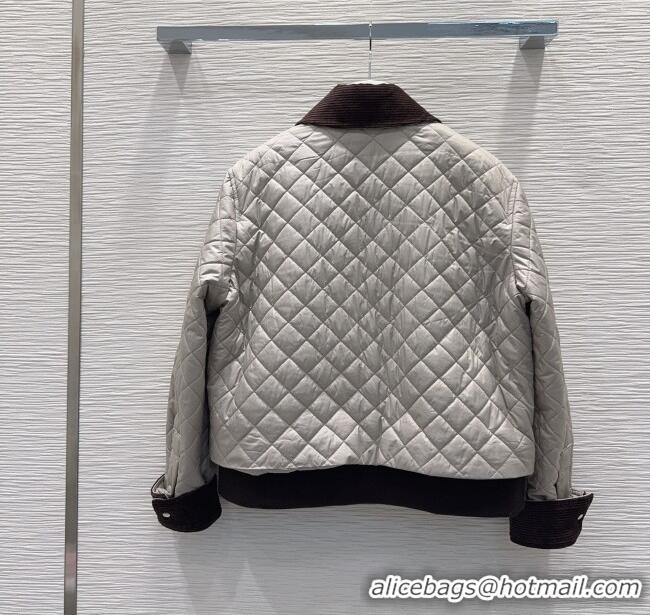 Trendy Design Loewe Padded Jacket L121811 Grey 2025