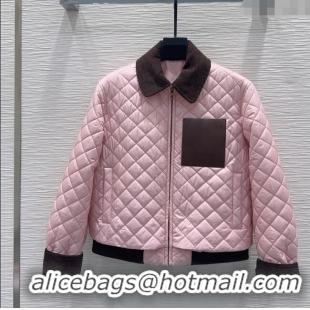 Affordable Price Loewe Padded Jacket L121813 Pink 2025