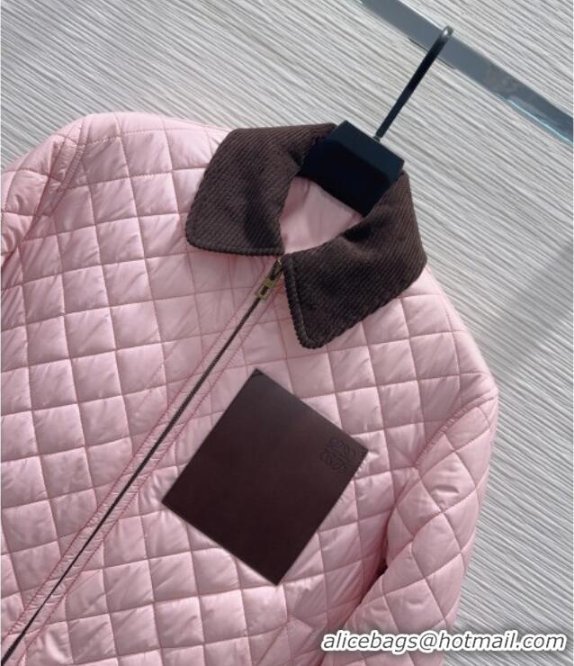 Affordable Price Loewe Padded Jacket L121813 Pink 2025
