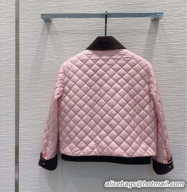 Affordable Price Loewe Padded Jacket L121813 Pink 2025