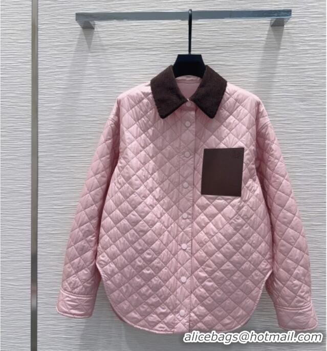 Famous Brand Discount Loewe Padded Shirt L121814 Pink 2025