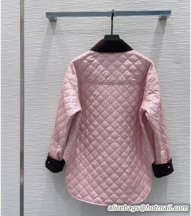 Famous Brand Discount Loewe Padded Shirt L121814 Pink 2025