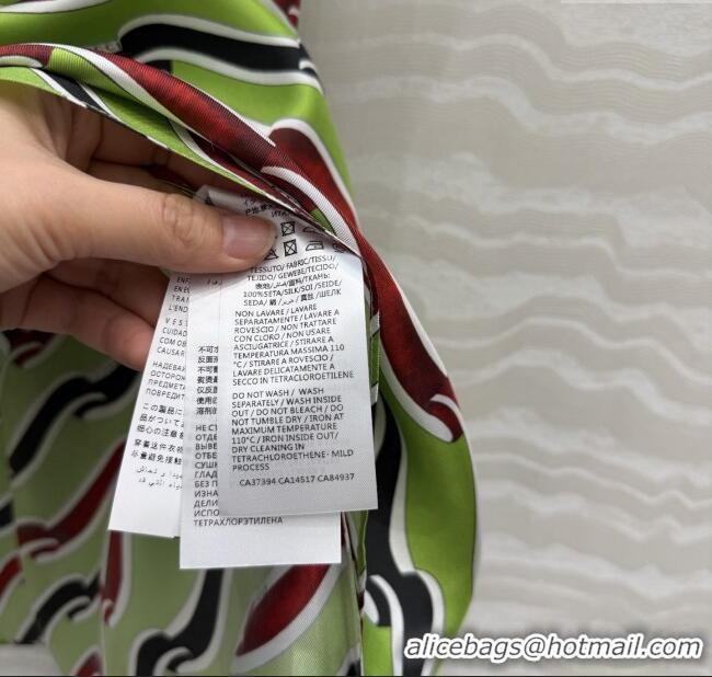 Super Quality Gucci Silk Dress G121818 Green 2025