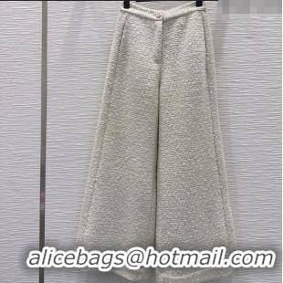 Good Quality Chanel Wool Tweed Pants CH121803 Beige 2025