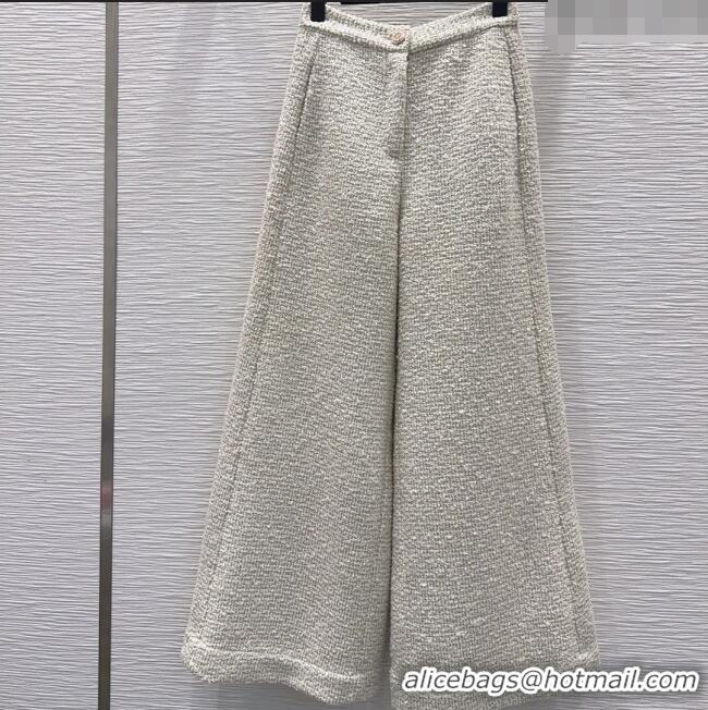 Good Quality Chanel Wool Tweed Pants CH121803 Beige 2025