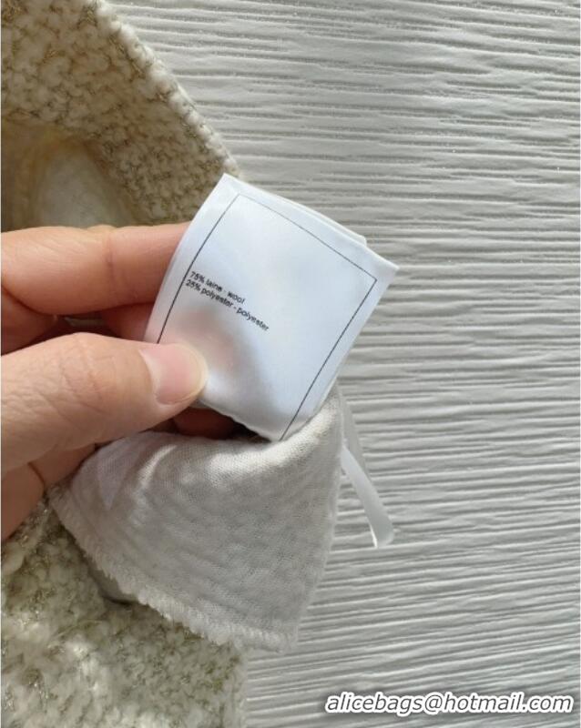 Good Quality Chanel Wool Tweed Pants CH121803 Beige 2025