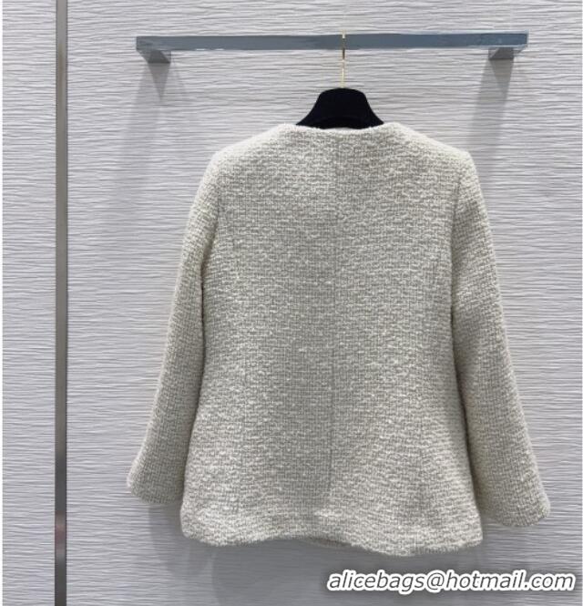 Buy Promotional Chanel Wool Tweed Jacket CH121804 Beige 2025