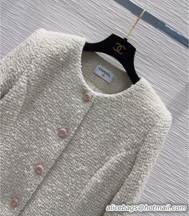 Buy Promotional Chanel Wool Tweed Jacket CH121804 Beige 2025
