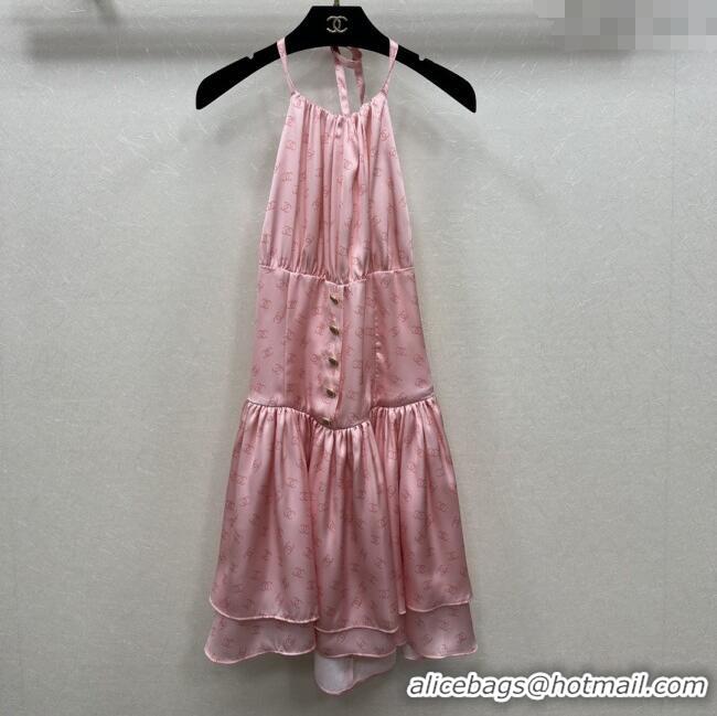 Best Grade Chanel CC Dress CH121815 Pink 2025