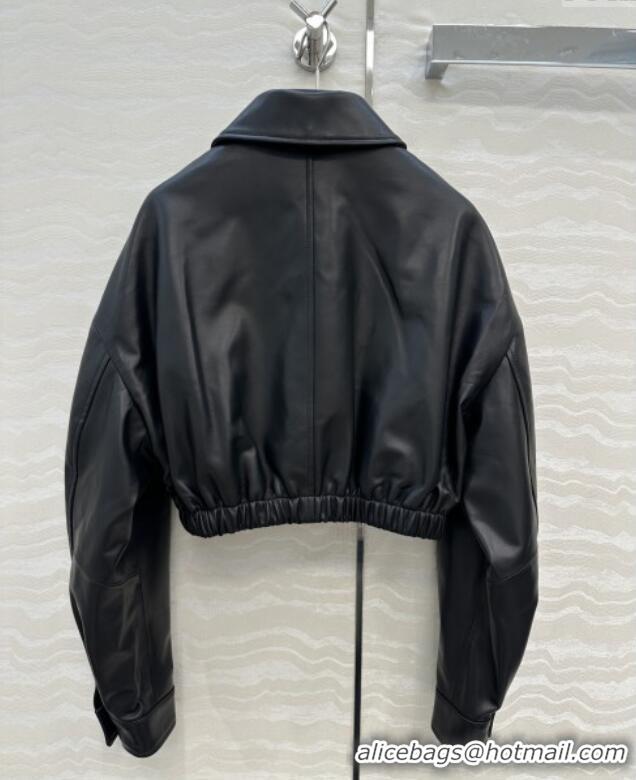 Luxury Discount Prada Lambskin Jacket P121828 Black 2025