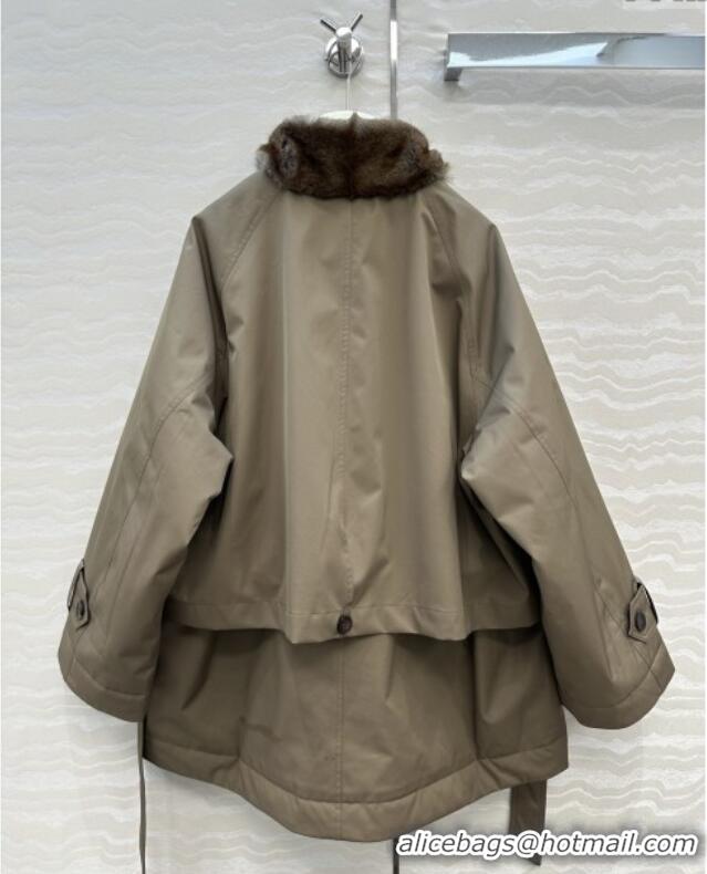 Fashion Discount The Row Down Jacket R121829 Dark Khaki 2025