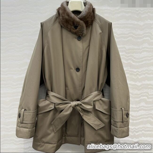 Fashion Discount The Row Down Jacket R121829 Dark Khaki 2025