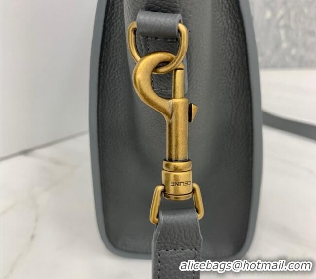 Market Sells Celine Nano Luggage Bag in Grained Calfskin 189243 Storm Grey 2023