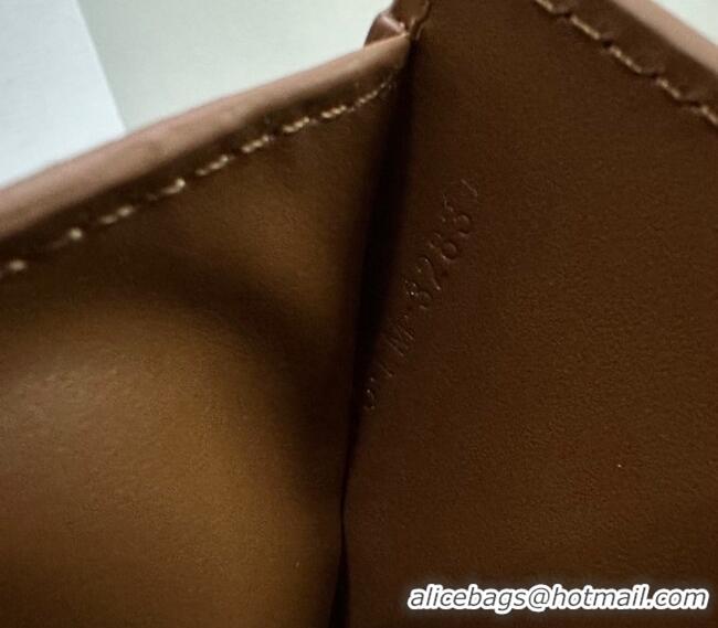 Cheap Classic Celine Small Wallet in Shiny Calfskin 10D783 Bronze 2024