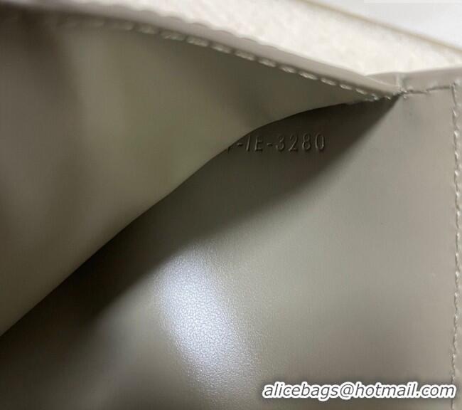 Super Quality Celine Small Wallet in Shiny Calfskin 10D783 Grey 2024