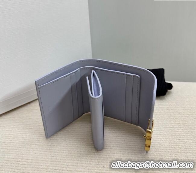 Best Price Discount Celine Small Wallet in Shiny Calfskin 10D783 Purple 2024