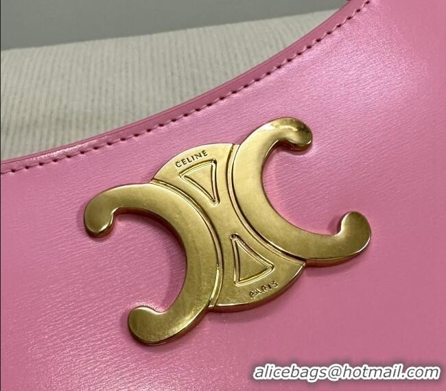Good Looking Celine Medium Tilly Bag in Shiny Calfskin 115702 Pink 2024