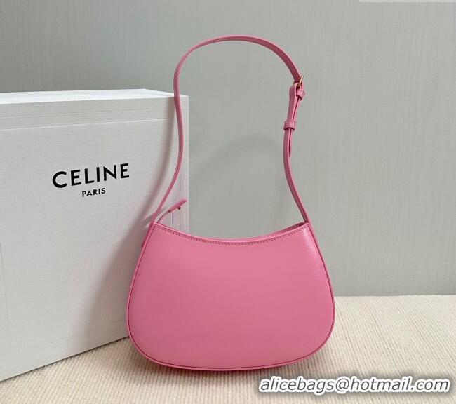 Good Looking Celine Medium Tilly Bag in Shiny Calfskin 115702 Pink 2024