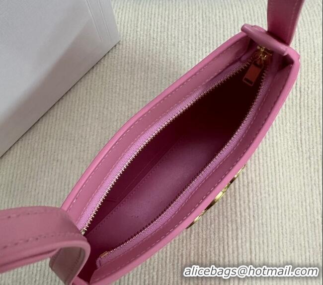 Good Looking Celine Medium Tilly Bag in Shiny Calfskin 115702 Pink 2024