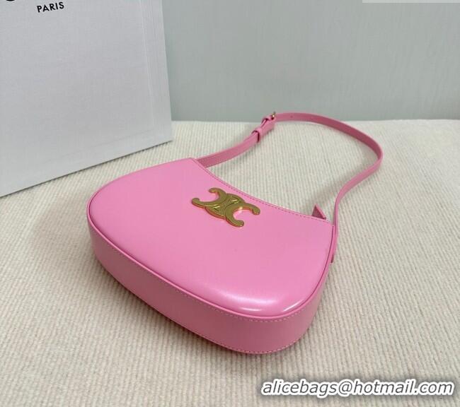 Good Looking Celine Medium Tilly Bag in Shiny Calfskin 115702 Pink 2024