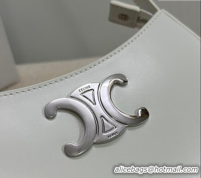 Shop Discount Celine Medium Tilly Bag in Shiny Calfskin 115702 White 2024