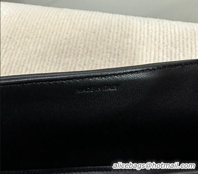 Best Price Celine Medium Lola Shoulder bag in Triomphe Canvas 115532 Black 2024