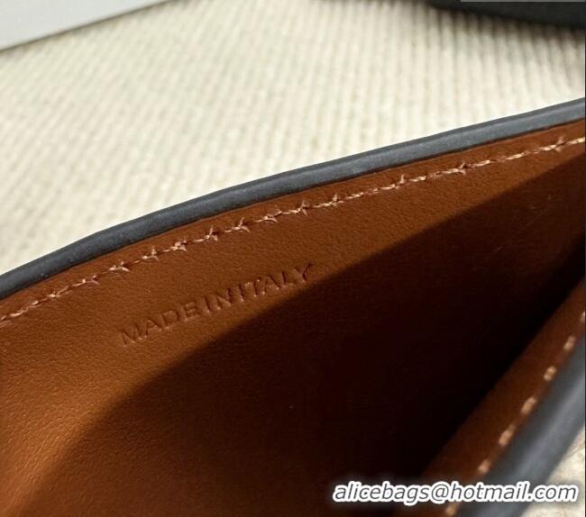 Market Sells Celine Card Holder in Triomphe Canvas with CELINE Print 10B702 Beige Grey 2024